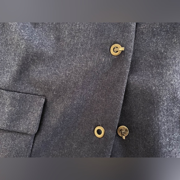 Talbots navy blue laine wool jacket - Picture 6 of 7